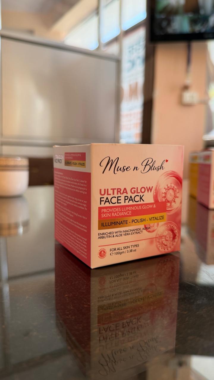 Muse n Blush Ultra Glow Face Pack – 100 g